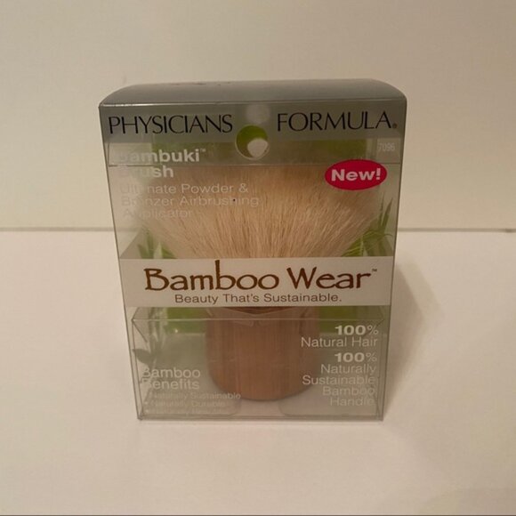 PHYSICIANS FORMULA BRUSH BAMBUKI NEW APPLICATOR MAKEUP TOOL NWT - Picture 1 of 2